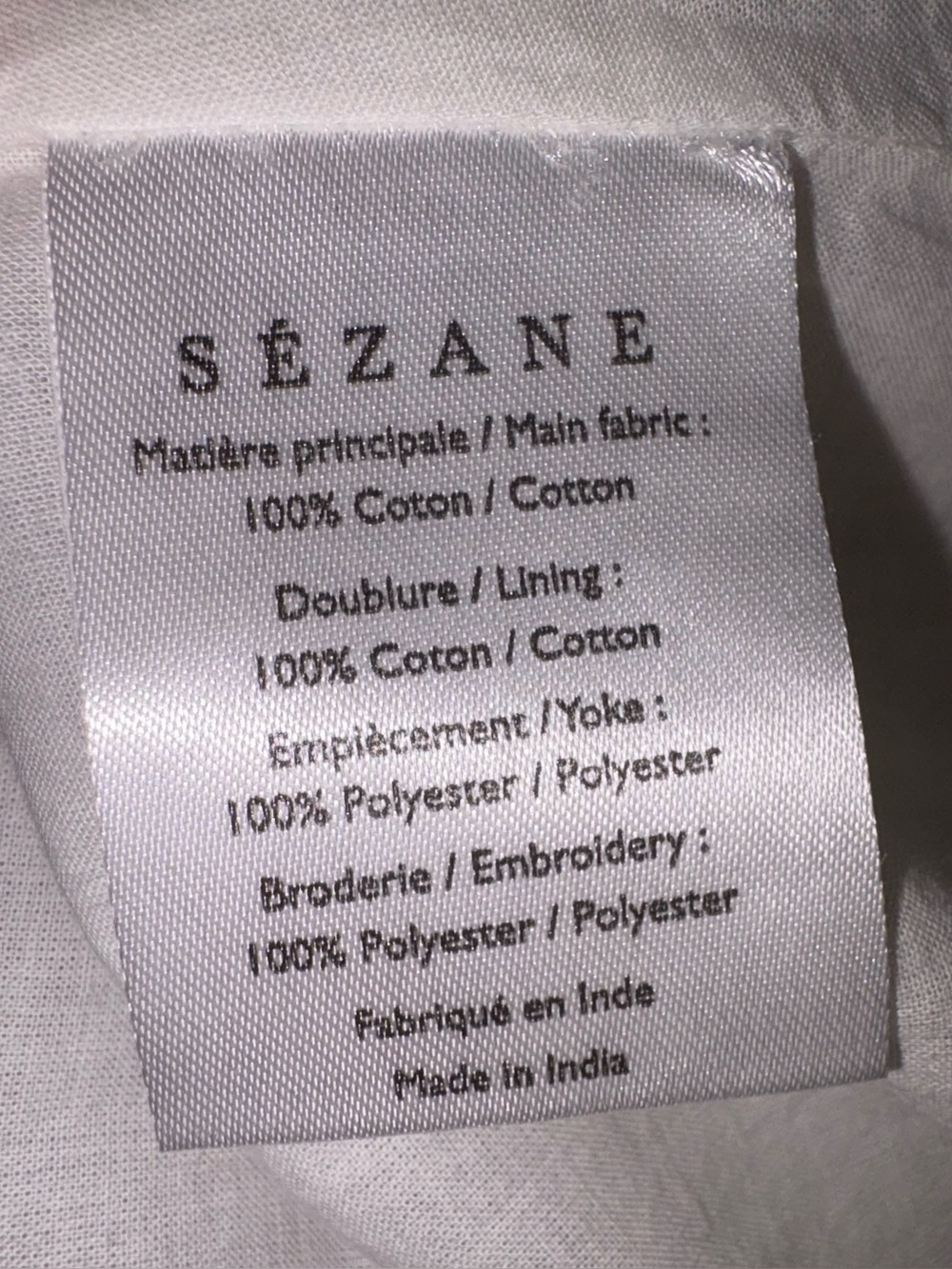 Sezane Odalie Dress Embroidered Floral FR 36/US 4 - Picture 6 of 7